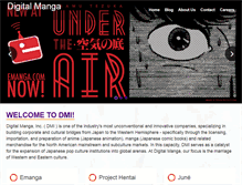 Tablet Screenshot of digitalmanga.com